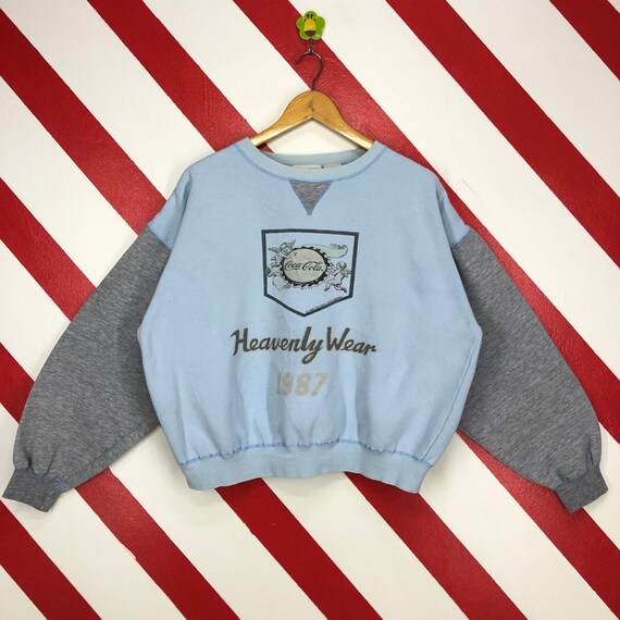 coca cola sweatshirt 80s