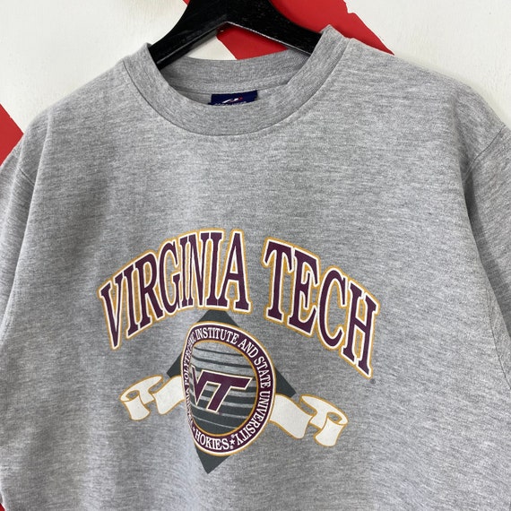Vintage Virginia Tech Hokies Sweatshirt Hokies Cr… - image 2