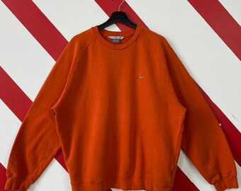 nike sweater orange