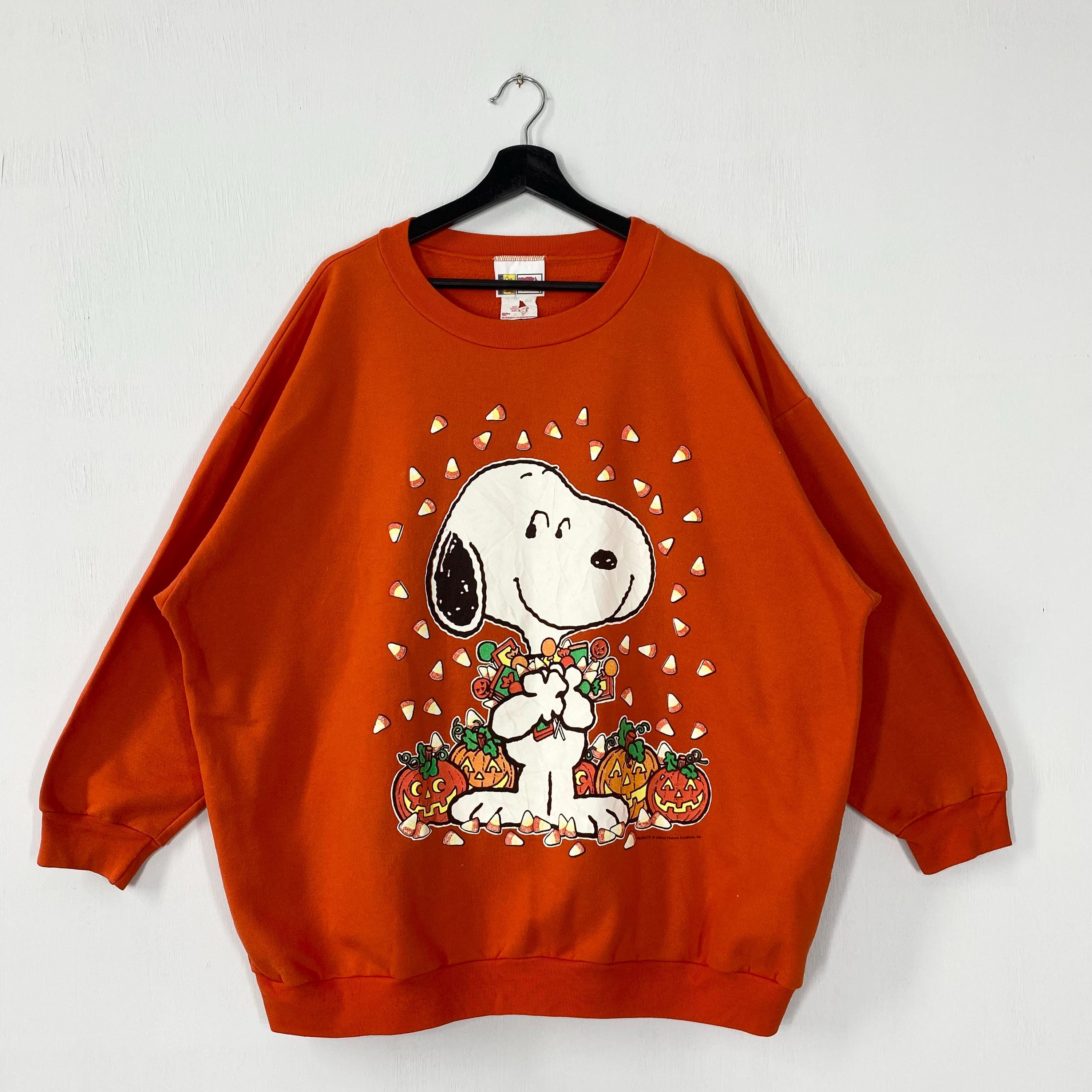 Vintage Peanuts Snoopy Joe Ghoul Cool Halloween Sweatshirt