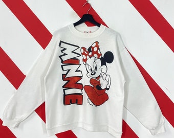 White minnie top mouse sweatshirt