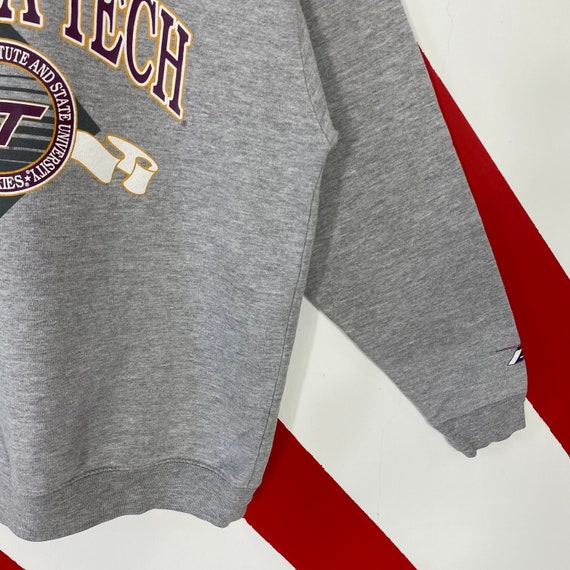 Vintage Virginia Tech Hokies Sweatshirt Hokies Cr… - image 5