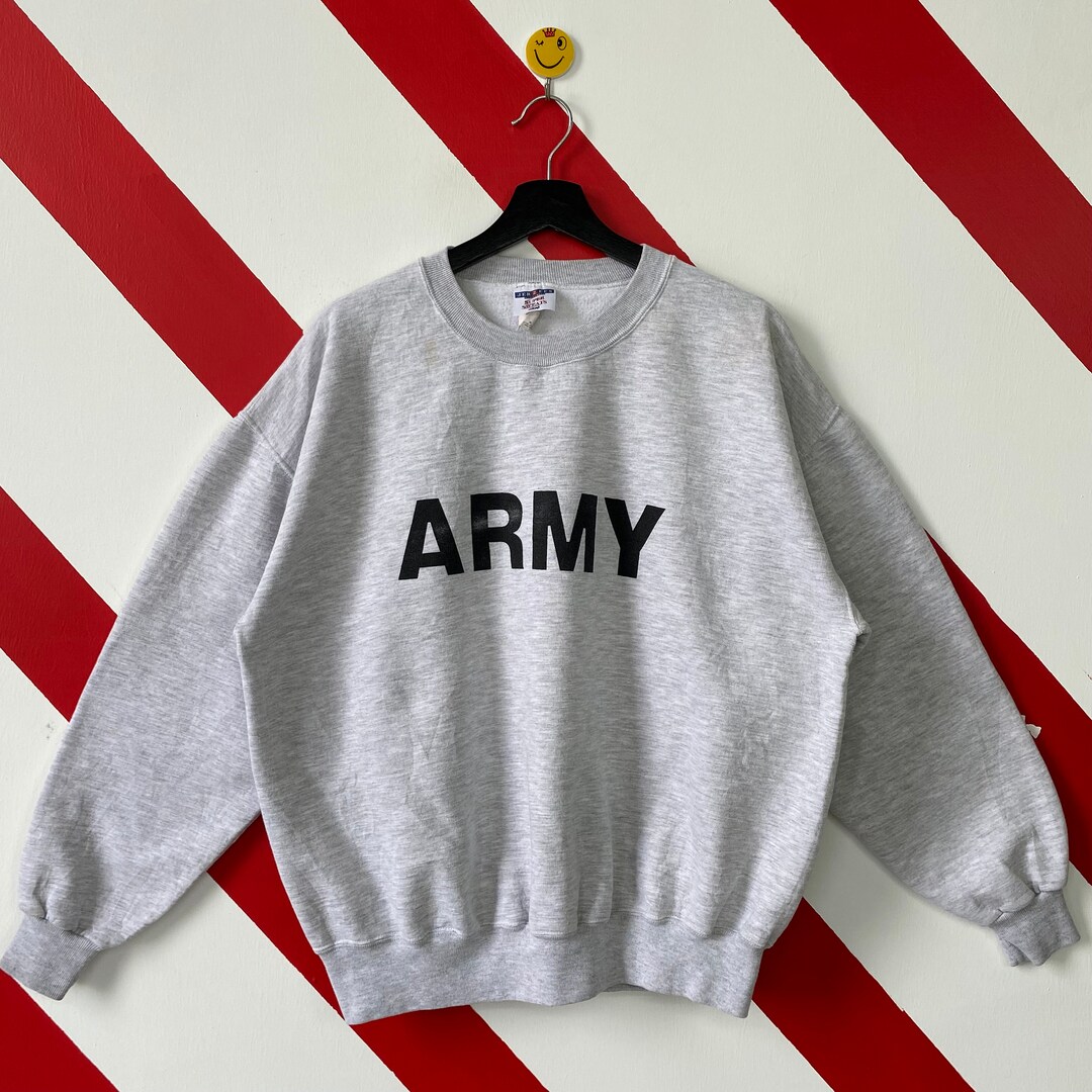 grey army sweater