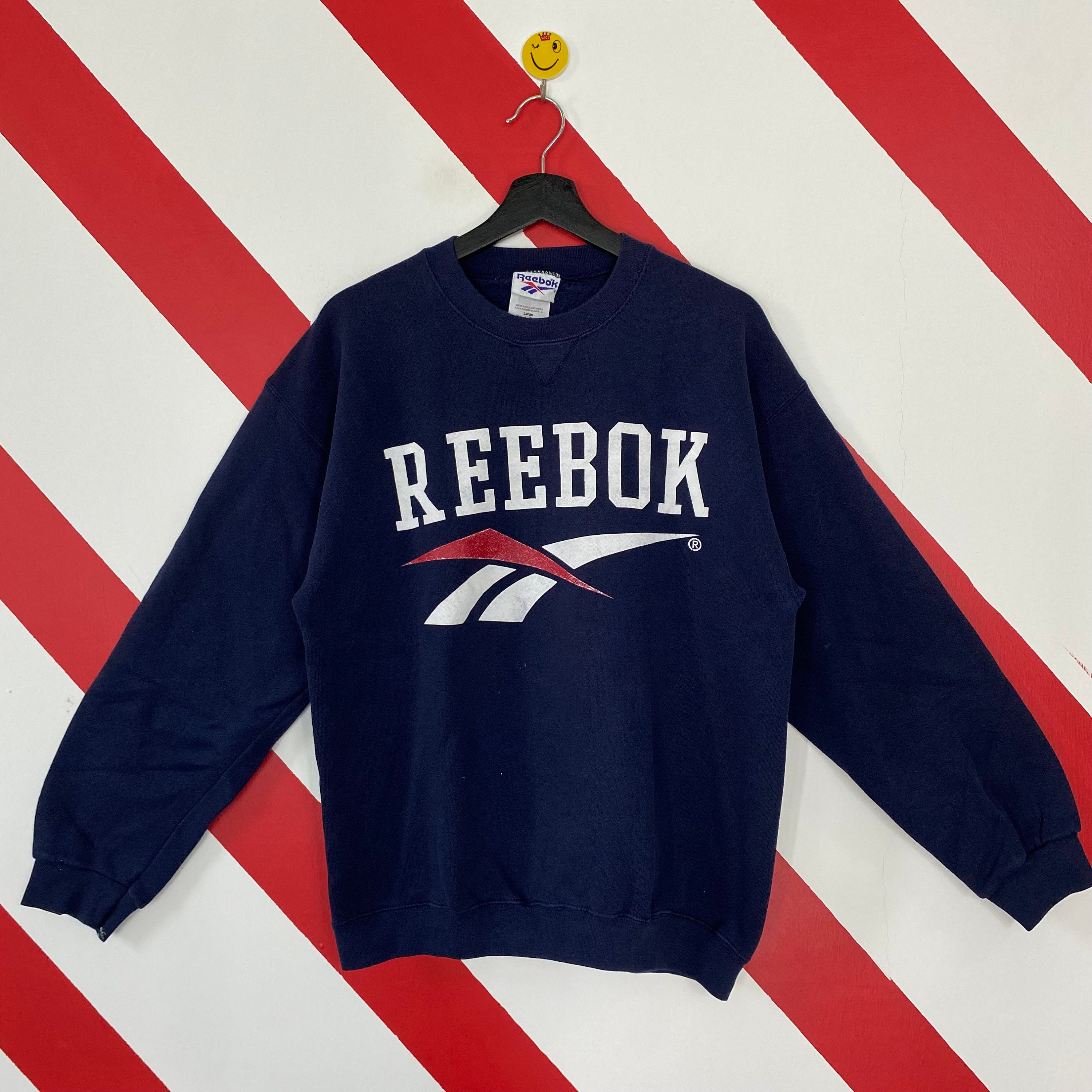 daar ben ik het mee eens mild Reis Vintage 90s Reebok Sweatshirt Reebok Crewneck Reebok Sweater - Etsy