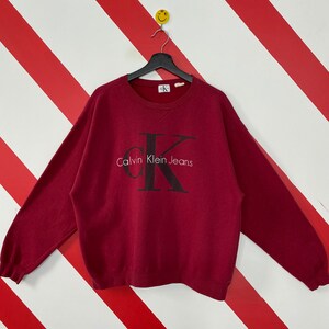 Bijna dood pit Transformator Vintage 90s Calvin Klein Sweatshirt Calvin Klein Crewneck - Etsy