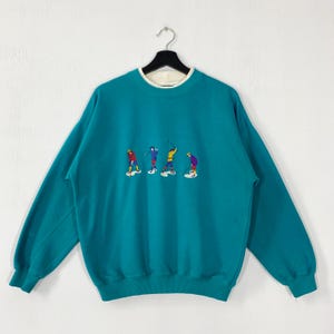 Vintage golfsweater Legends Golf ronde hals St Andrews golftrui trui Harvey Penick Golf Club Golf Art geborduurd logo medium