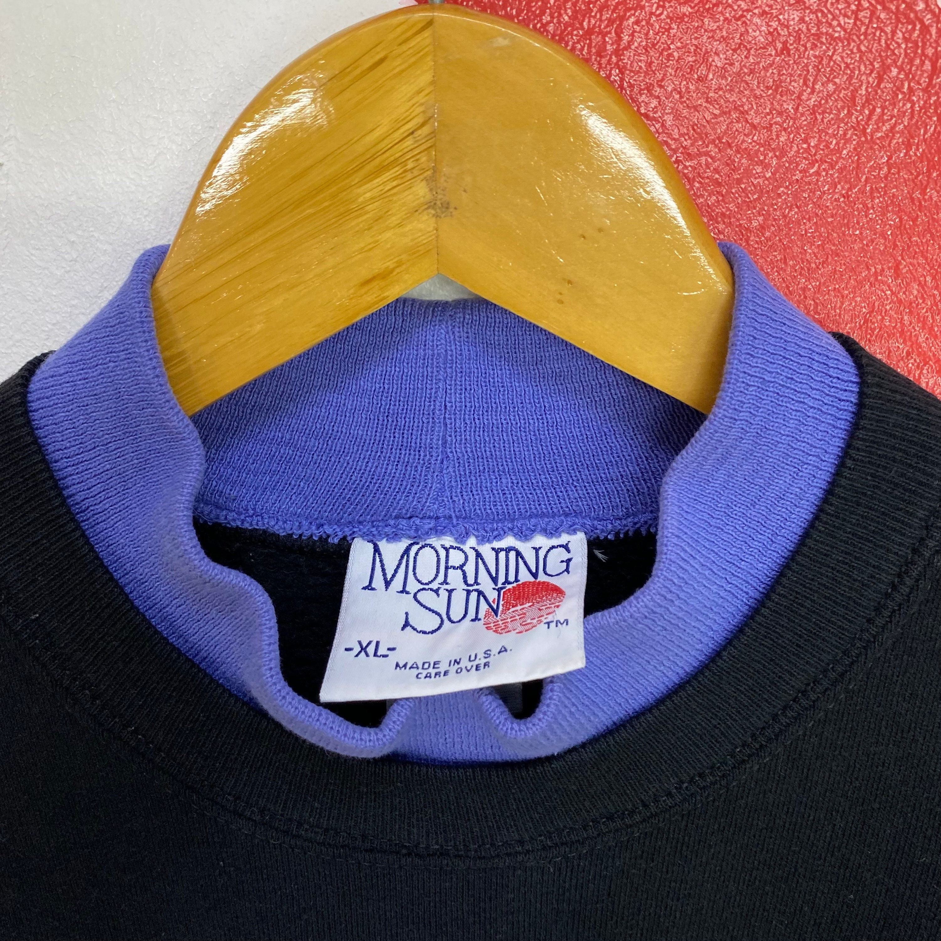 Vintage 90s Morning Sun Sweatshirt Morning Sun Crewneck Etsy