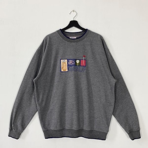 Vintage golfsweater Legends Golf ronde hals St Andrews golftrui trui Harvey Penick Golf Club Golf Art geborduurd logo XLarge