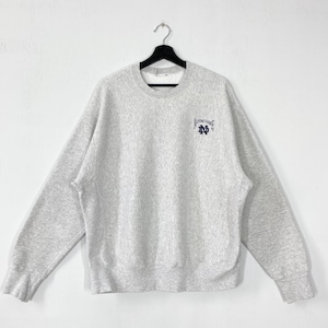 Vintage University Notre Dame Sweatshirt Notre Dame Crewneck Notre Dame Sweater Pullover Notre Dame Fighting Irish Embroidered Logo XLarge