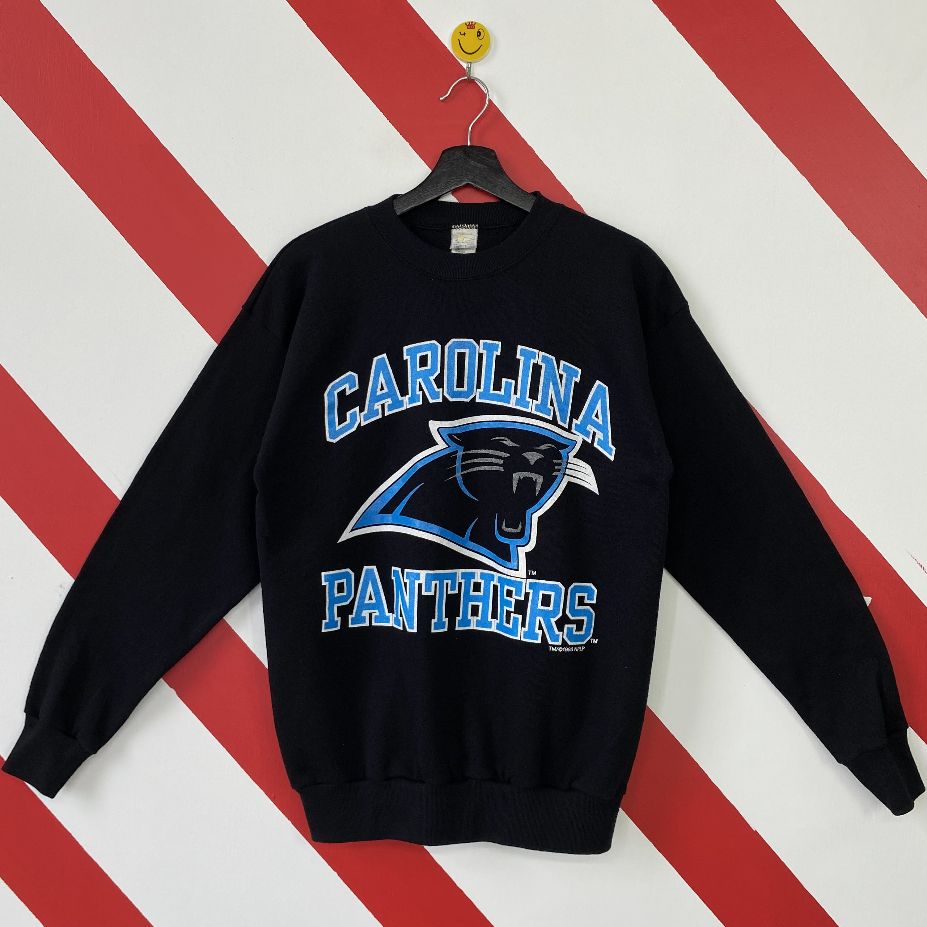 Vintage 1990s Black Panther Teal Crewneck Sweater