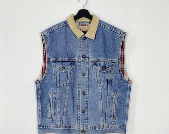 Levi's suede vest ‘70 Vintage 70s Levis Orange Tab Western Suede Leather Vest XL