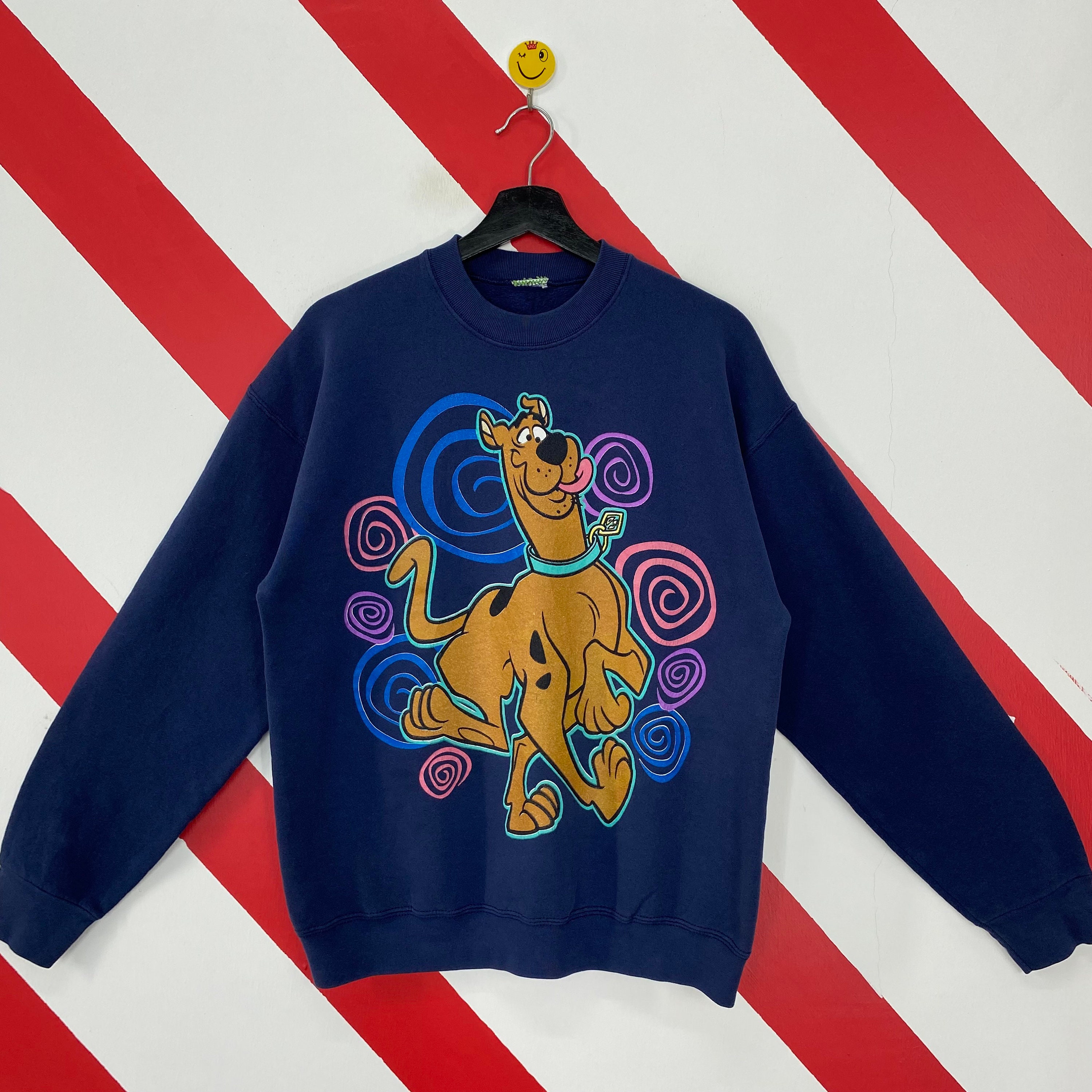 Vintage 90s Scooby Doo Sweatshirt Scooby Doo Crewneck Scooby Doo Sweater  Pullover Scooby Doo Cartoon Print Logo Blue Size Medium - Etsy