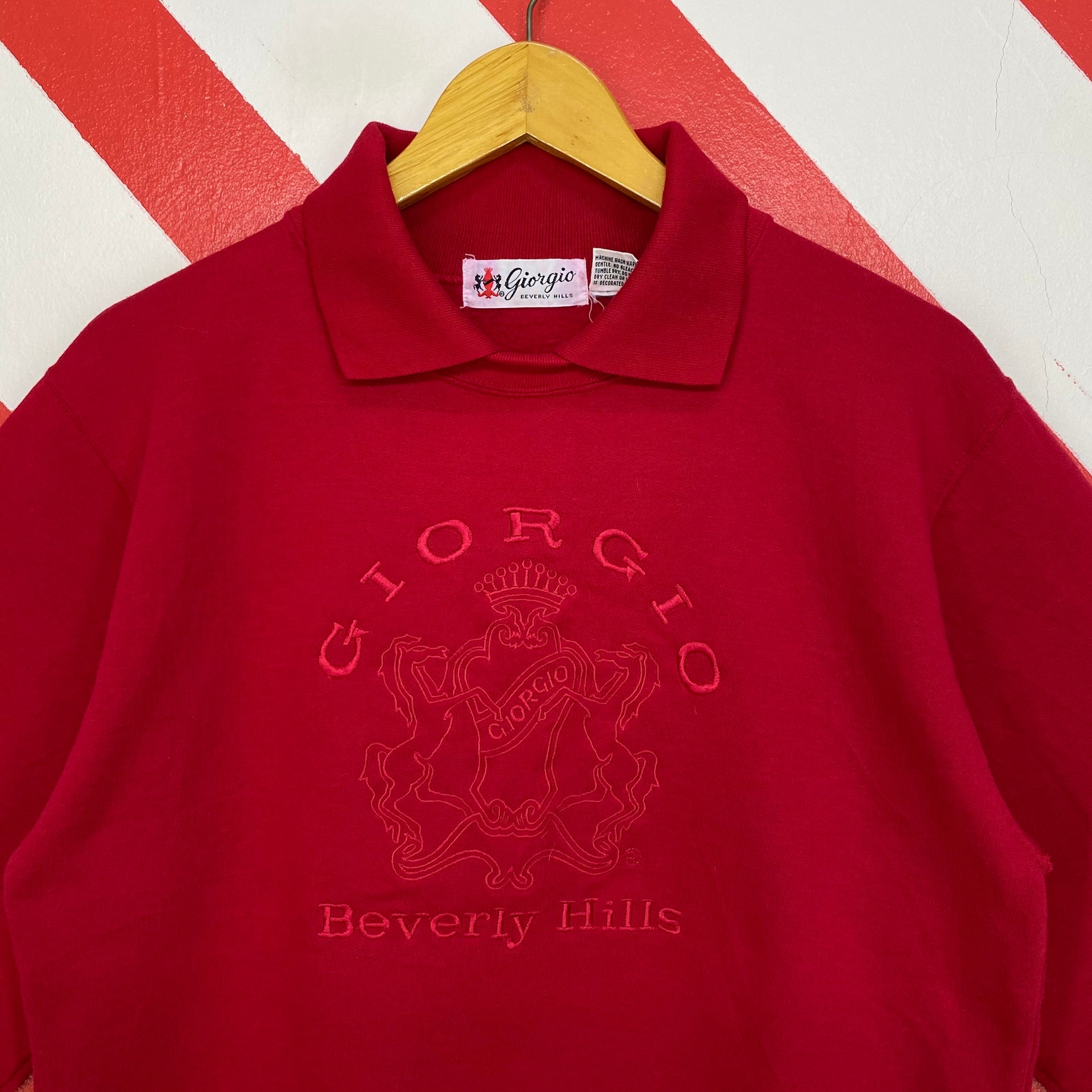 Vintage 90s Giorgio Beverly Hills Sweatshirt Crewneck ...