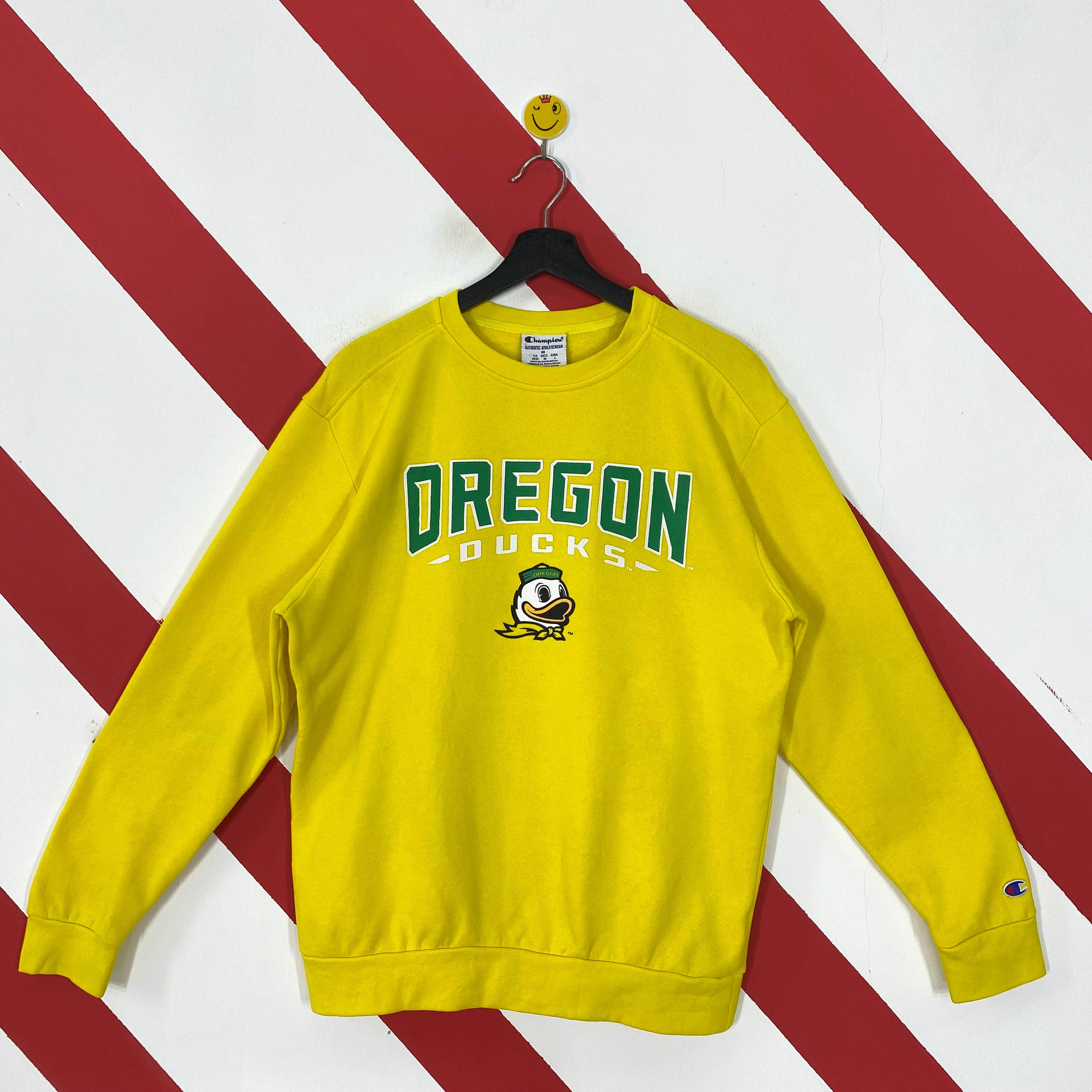 Vintage University of Oregon Ducks Sweatshirt College Size Medium USA