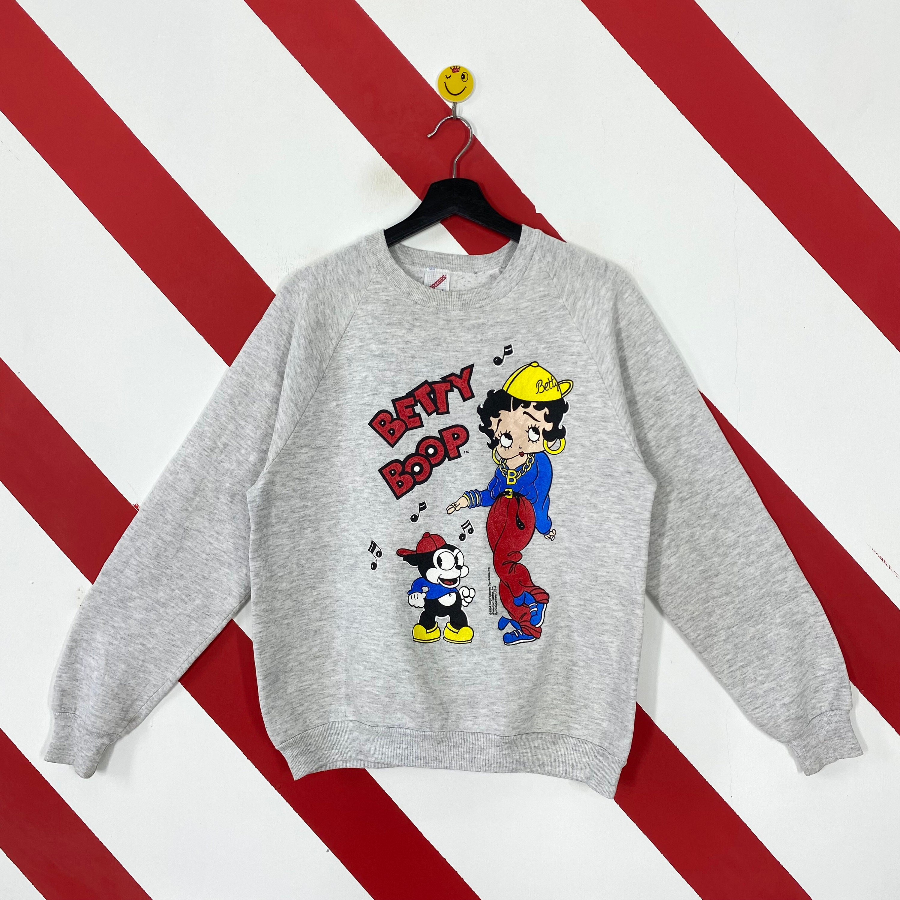 betty boop grey sweatshirt