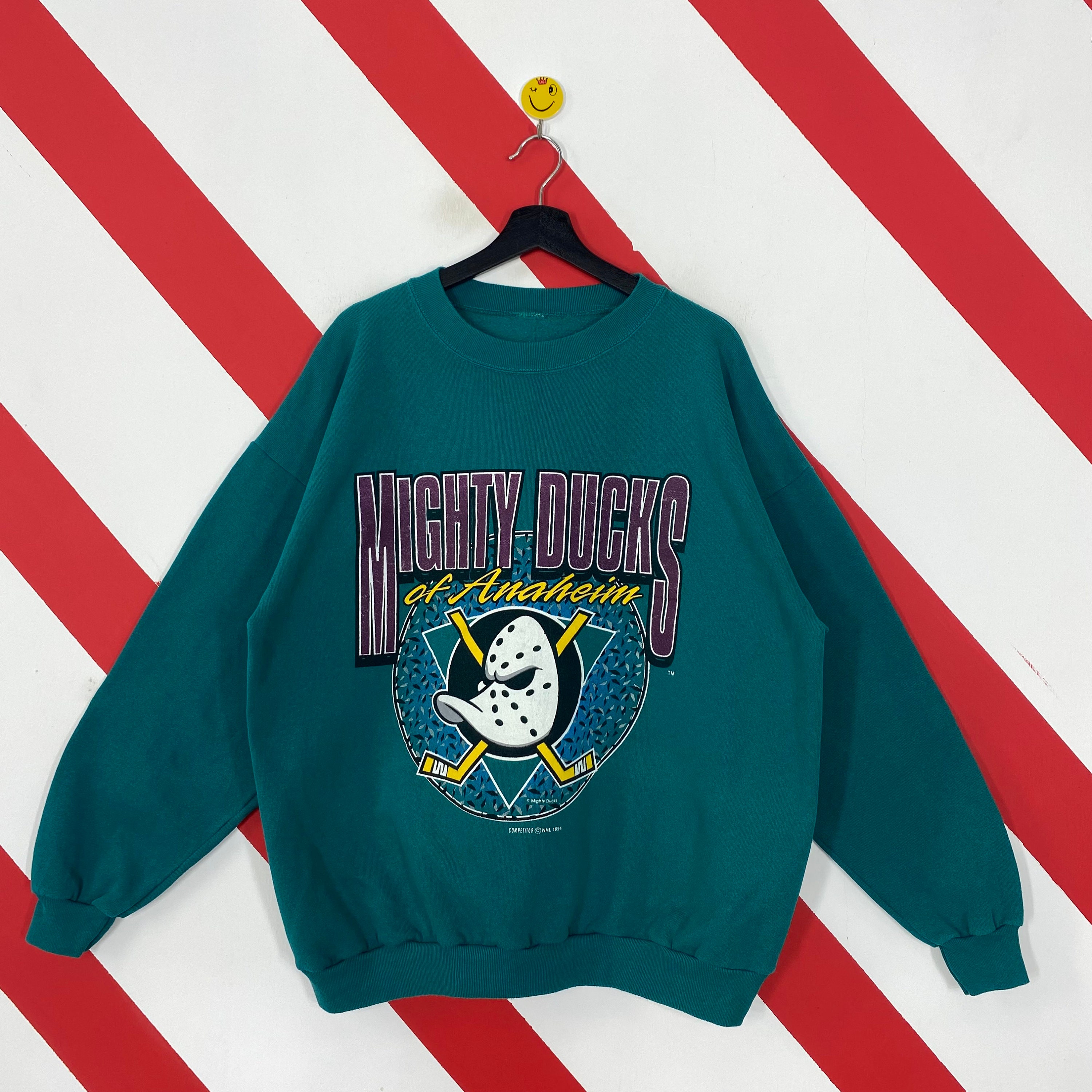 Anaheim Mighty Ducks Vintage Hockey Fan Shirt Sweatshirt - Jolly Family  Gifts