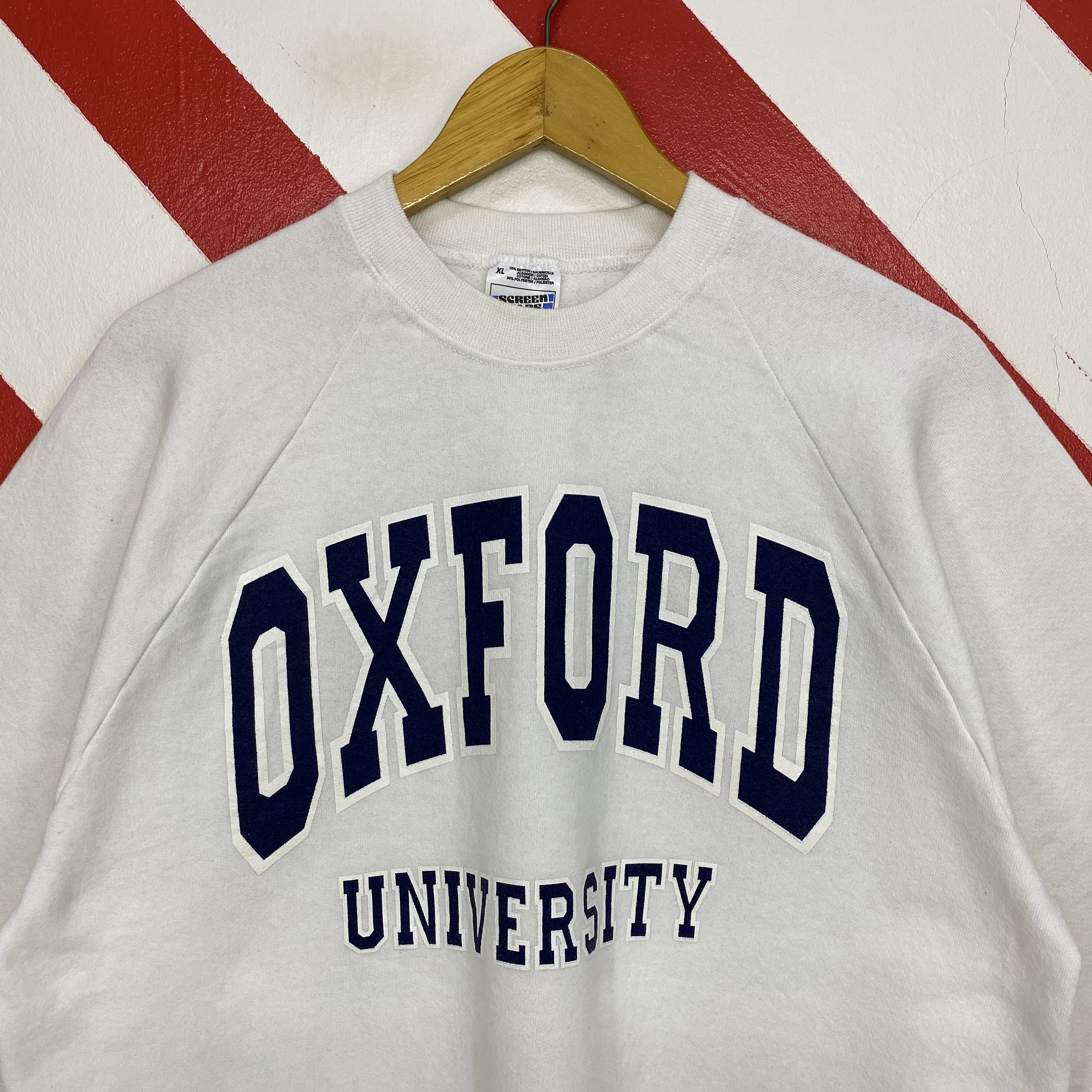Vintage 90s Oxford University Sweatshirt Oxford Crewneck | Etsy