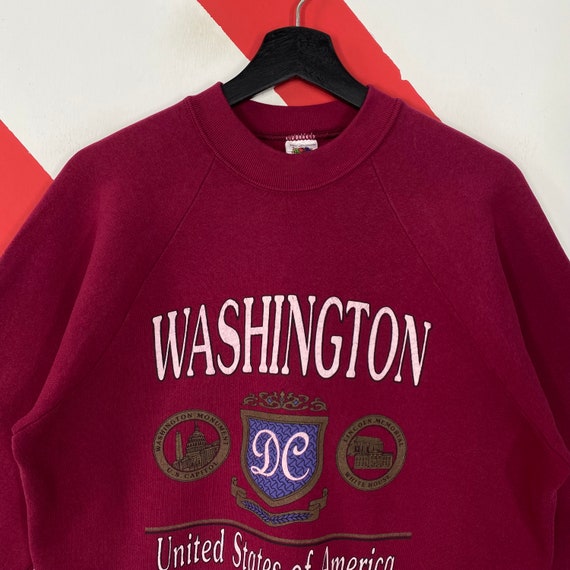 Vintage 90s Washington DC Sweatshirt Washington C… - image 3