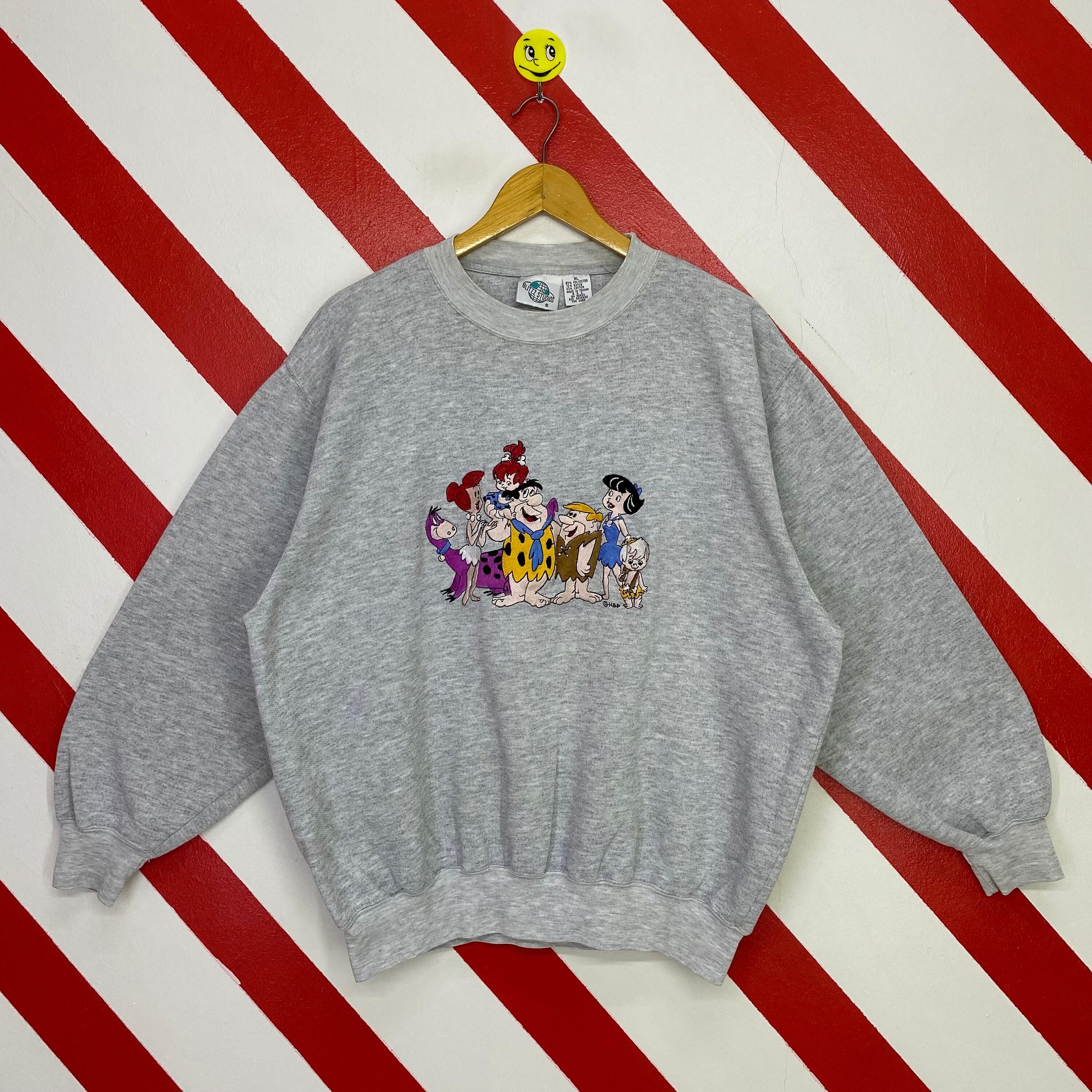 Vintage 90s Flintstones Sweatshirt Flintstones Crewneck | Etsy