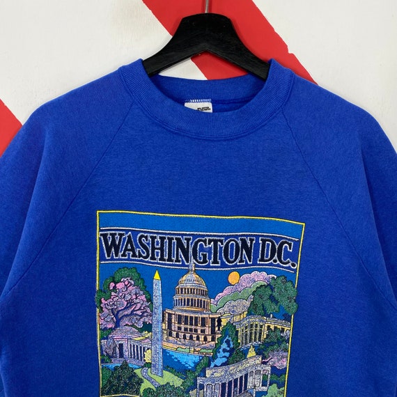 Vintage 90s United State Of America Sweatshirt Wa… - image 2