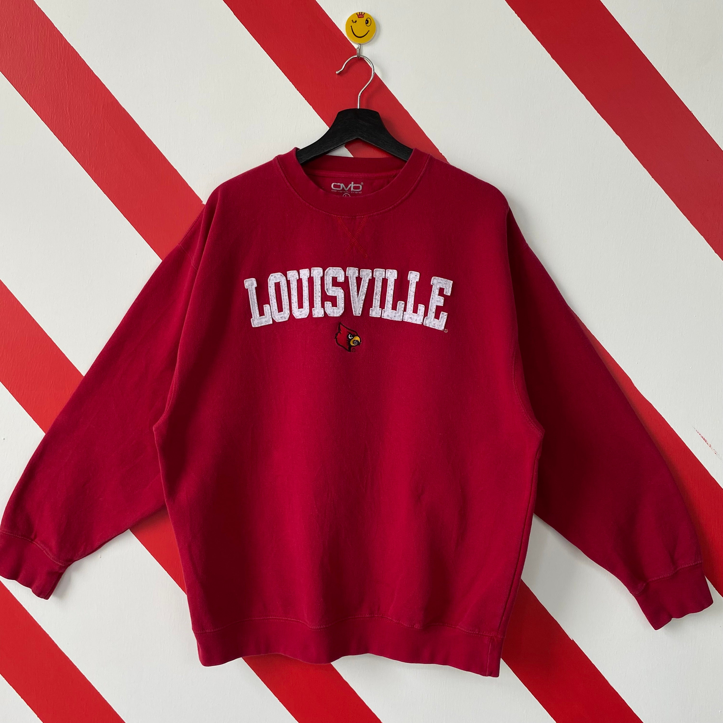 Sweaters, Mens Medium Red Old Varsity Brand University Of Louisville  Cardinals Hoodie
