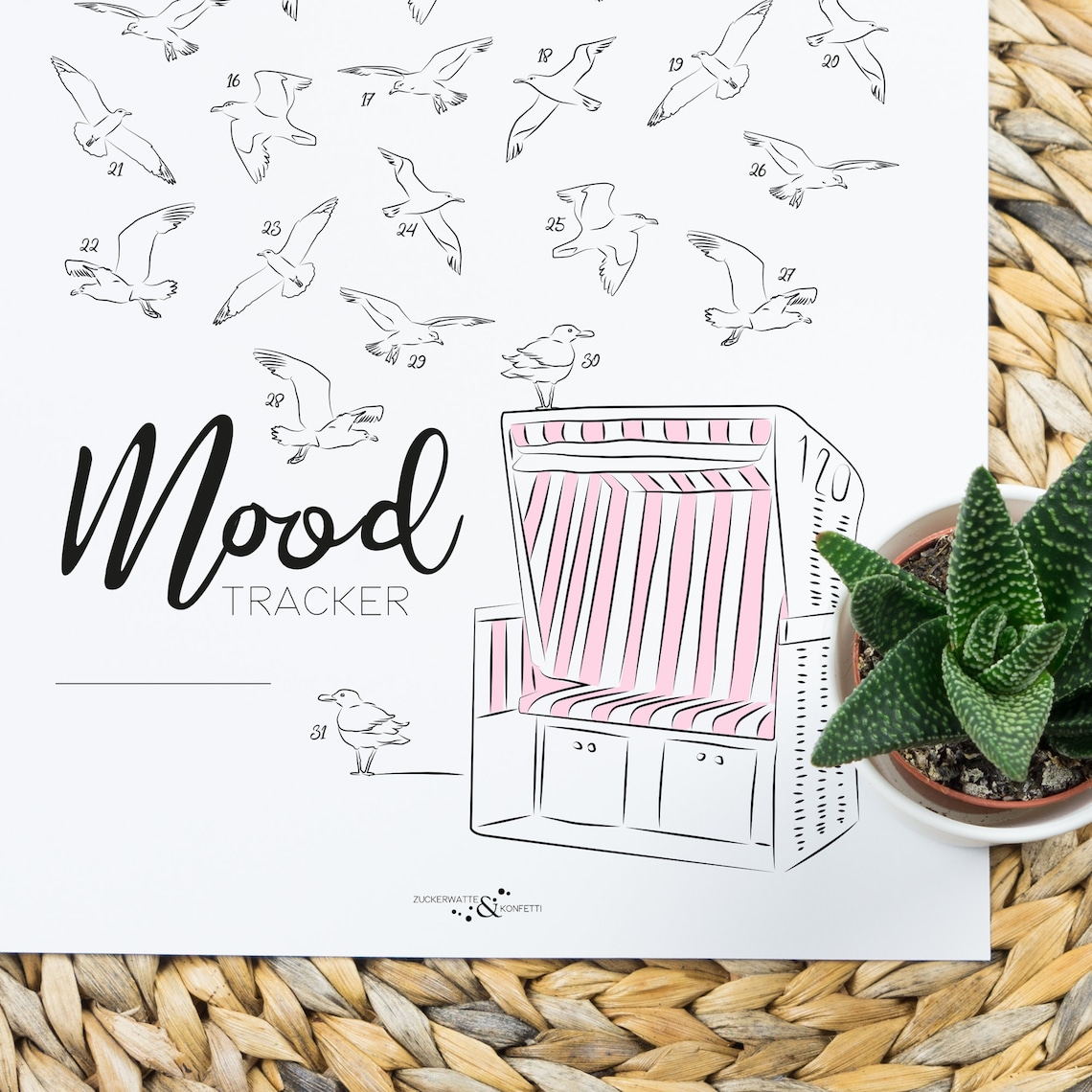 Mood Tracker DIN A4 DIN A5 Printable Download PDF - Etsy.de