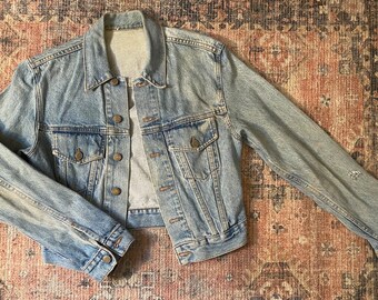 Vintage Distressed GALT Denim Jean Jacket