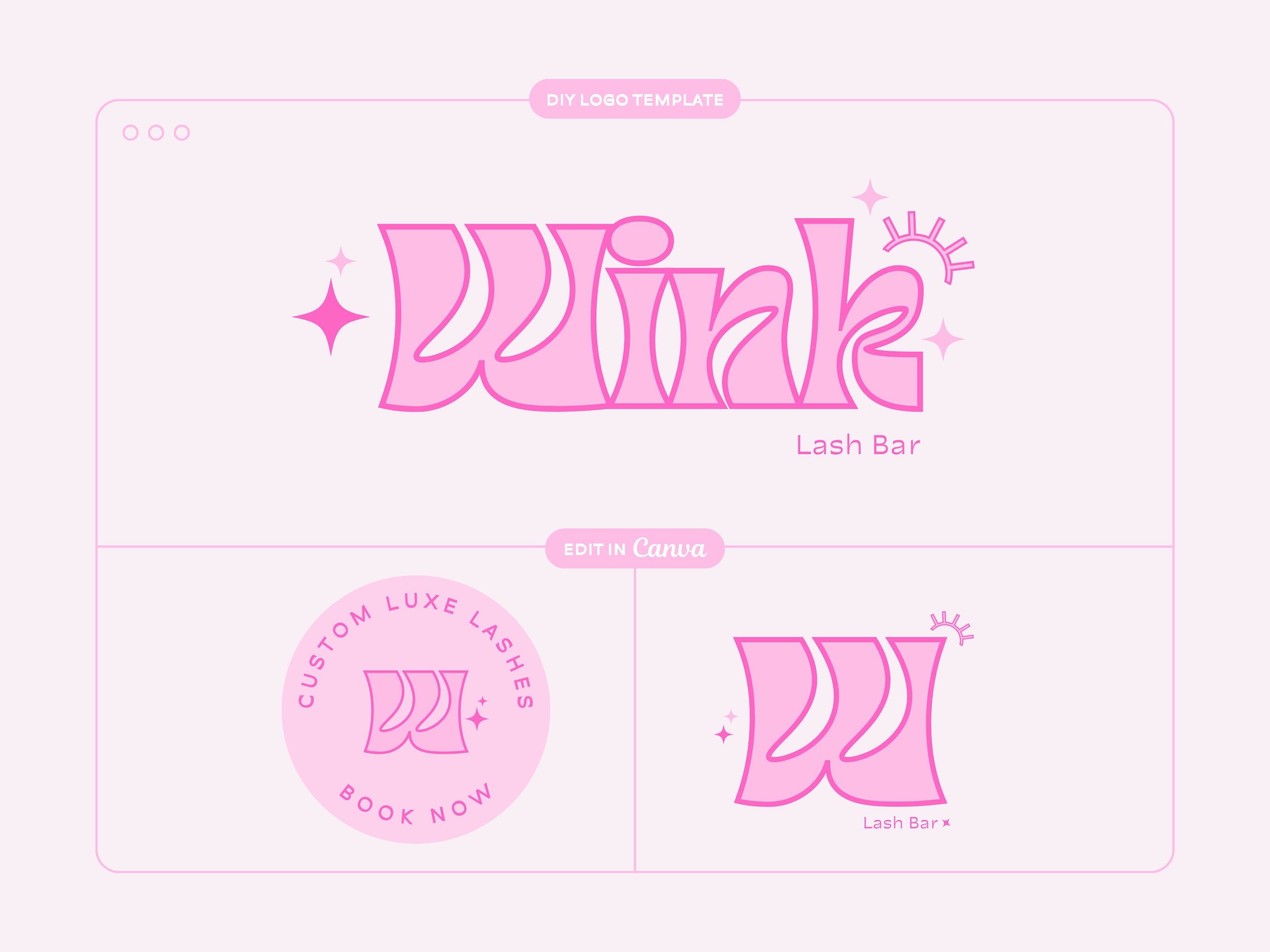 Bubbly Logo Design, Fun Cute Logo for Small Business Branding ... - Etsy