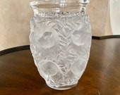 Lalique Bagatelle Vase Lalique Bird Vase Lalique Crystal