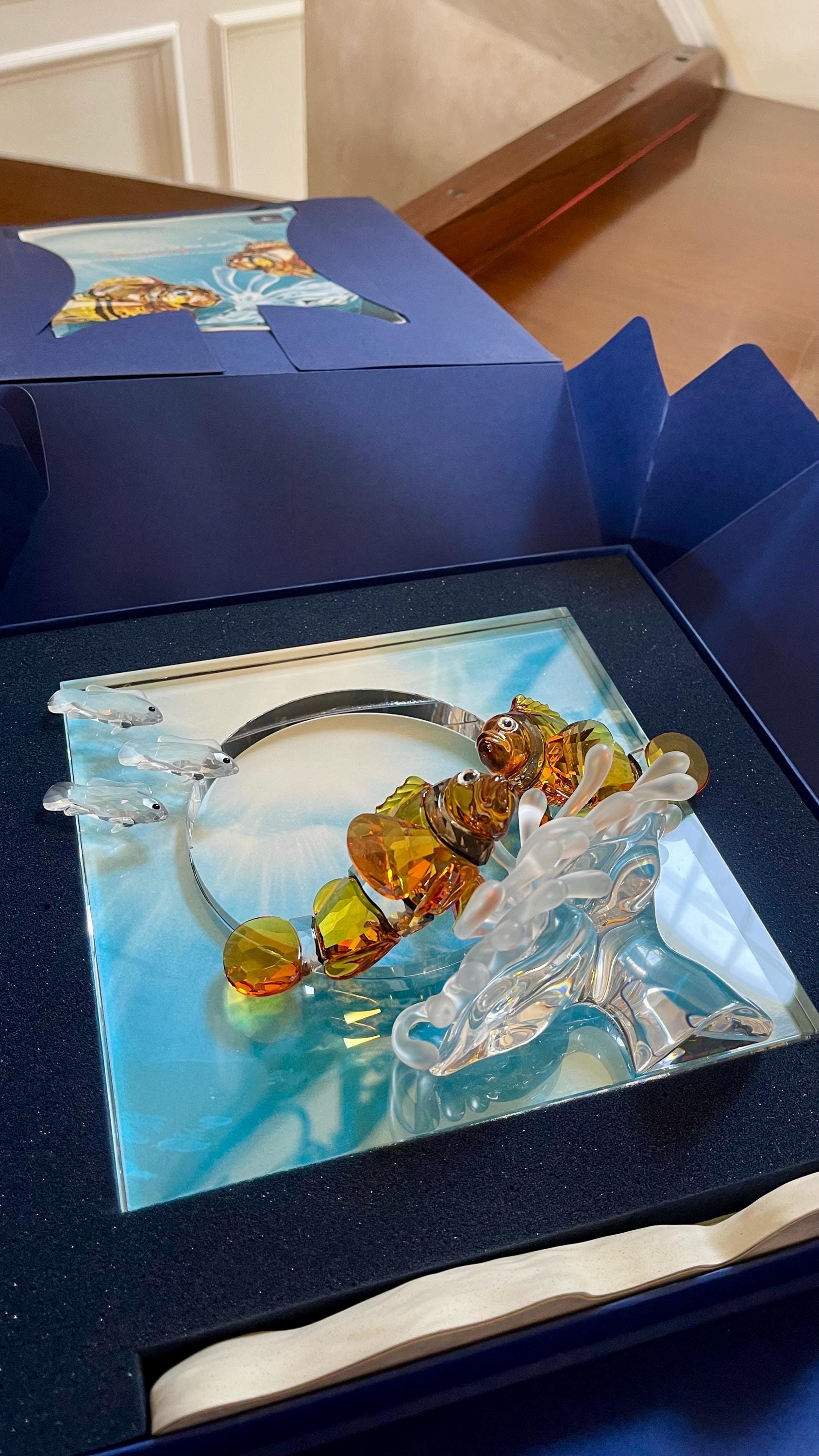 Swarovski Crystal Wonders of the Sea “harmony” Clown Fish Mint