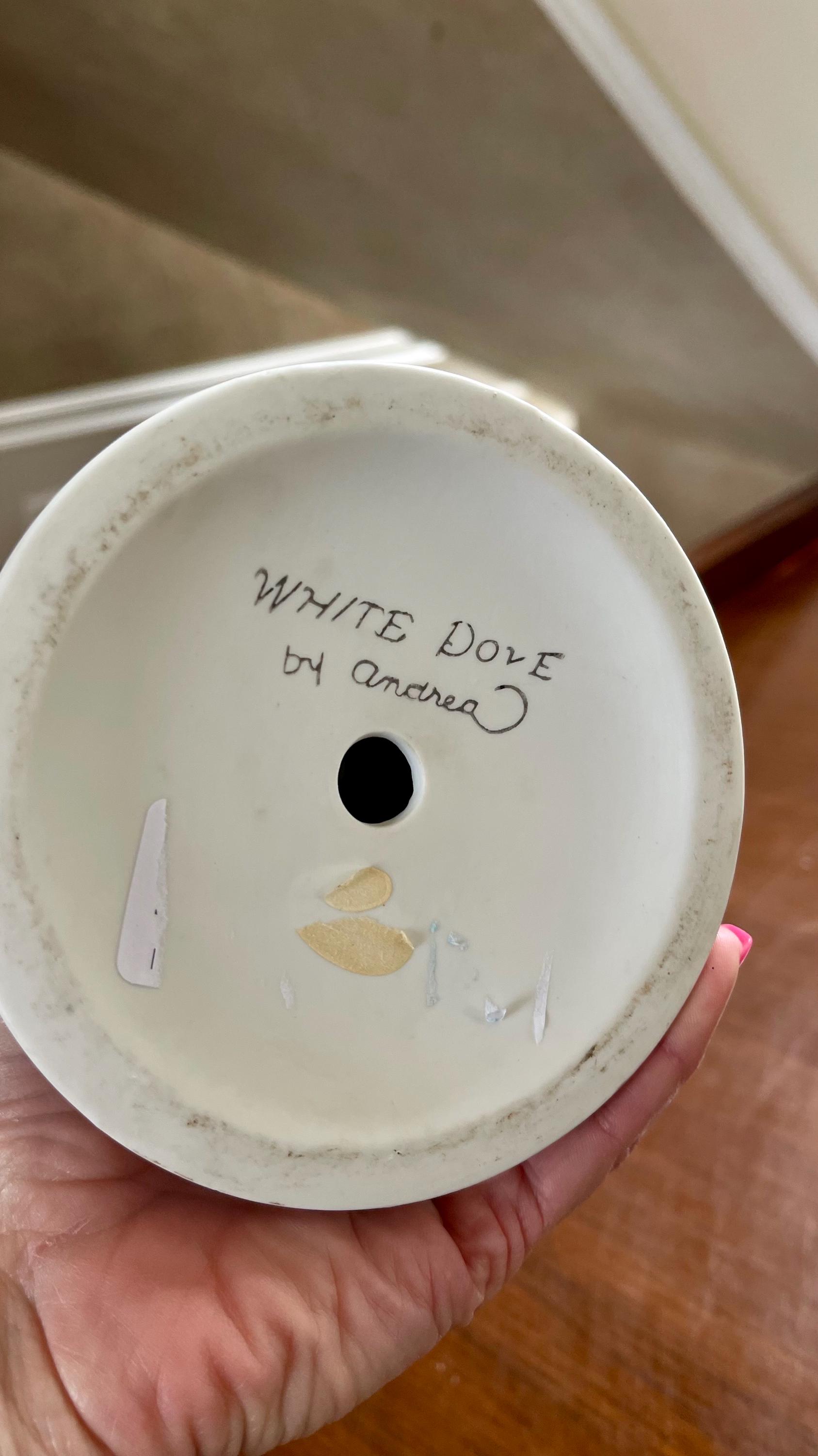 Andrea by Sadek White Dove Figurine Made in Japan - Etsy