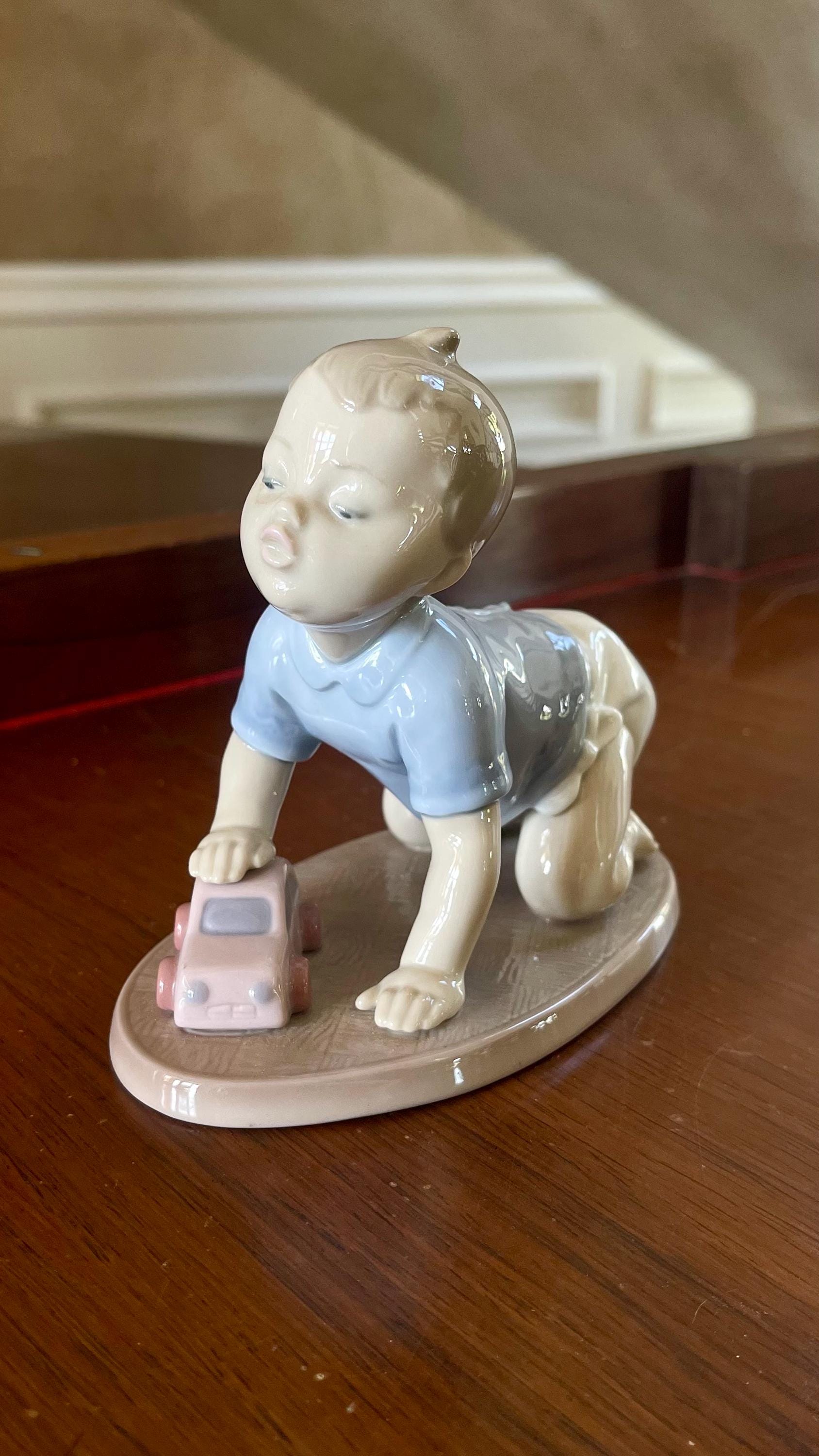 Lladro “ready to Roll” 6429 Baby Boy Porcelain Figurine - Etsy