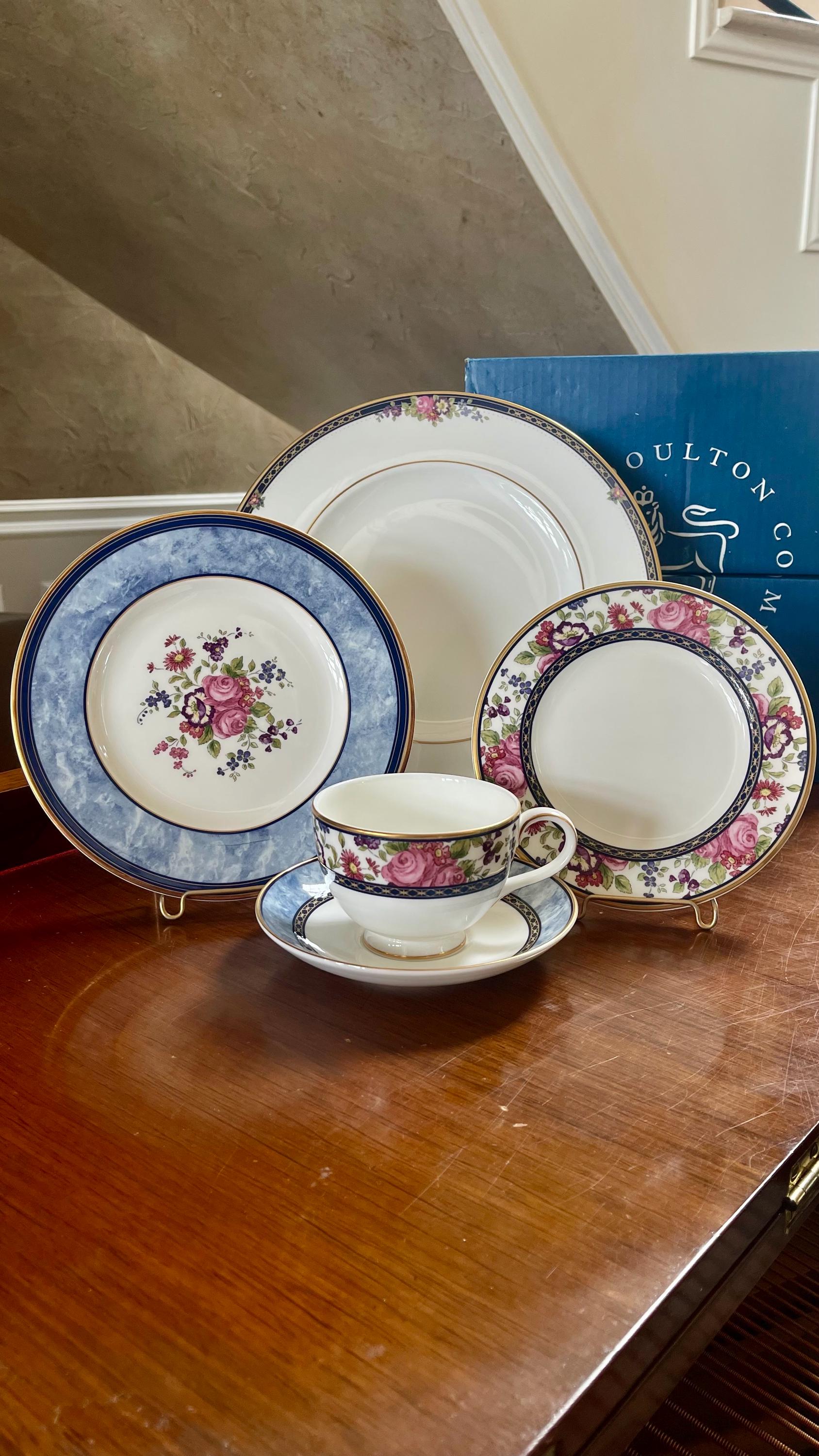 ロイヤルドルトンセンテニアルローズ食器セット Royal Doulton Centennial Rose - Etsy