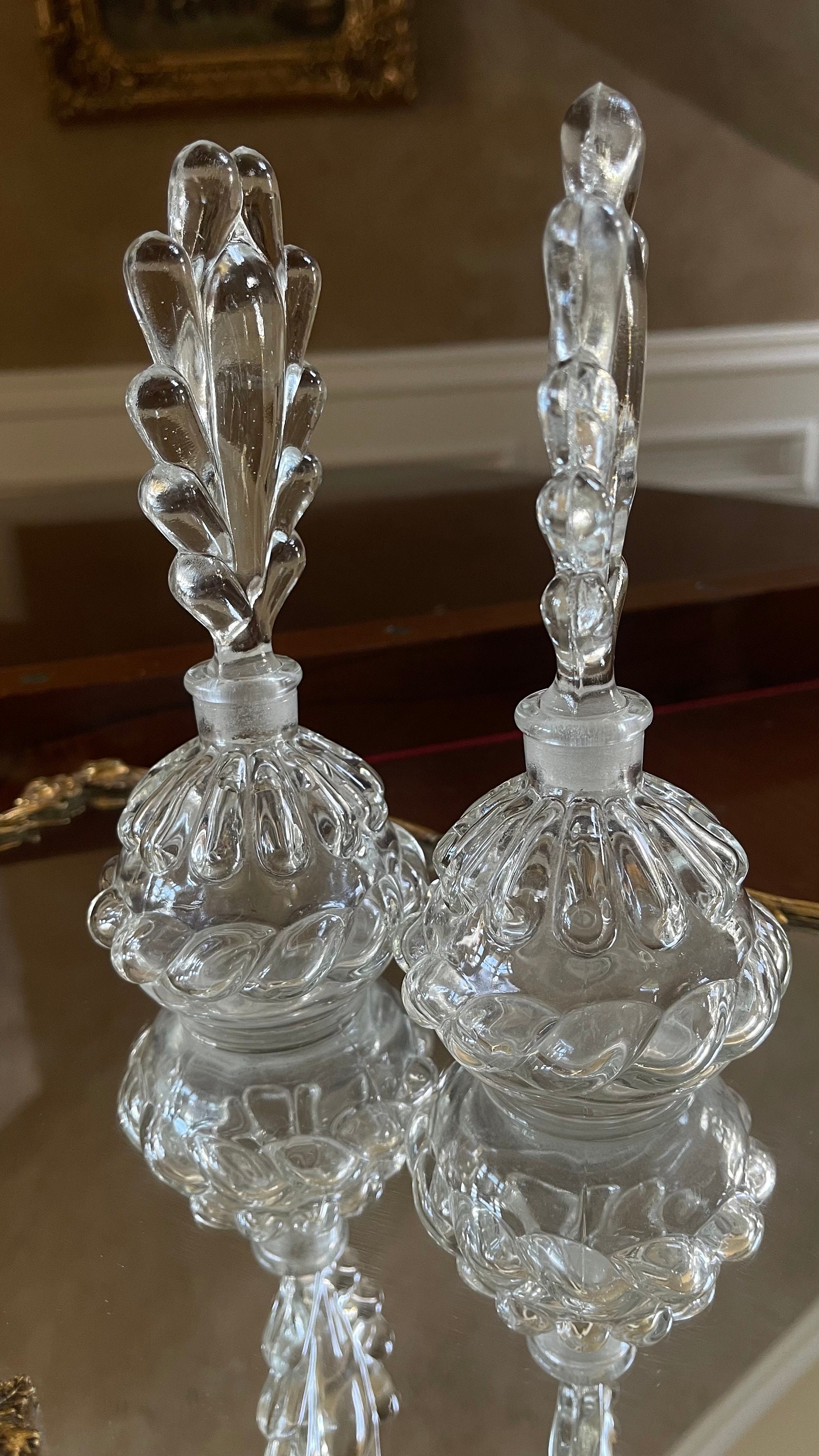 ヴィンテージ アールデコ 香水瓶 ペア - Etsy 日本