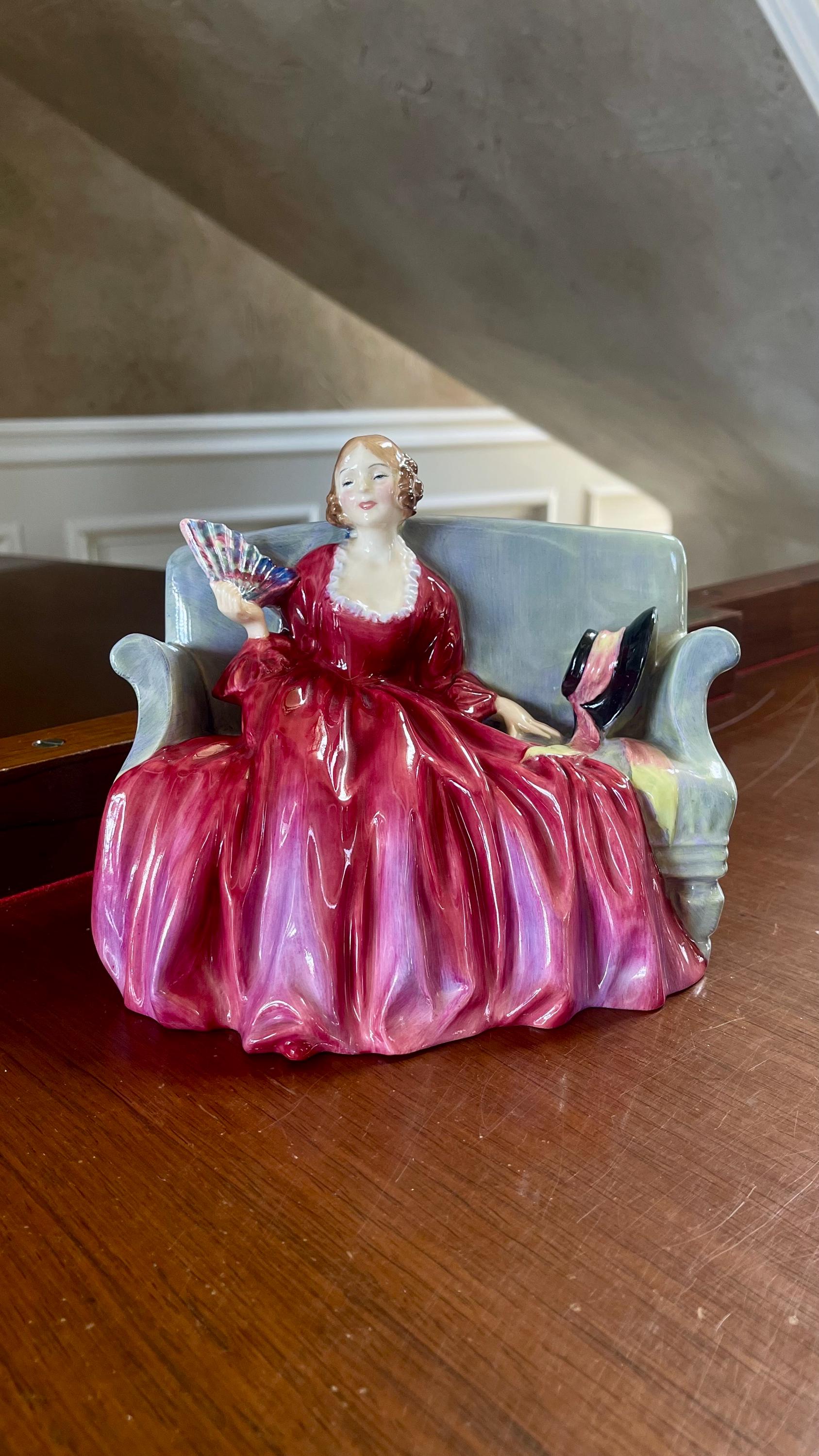 Early Royal Doulton “sweet & Twenty” Figurine HN1298 English Bone