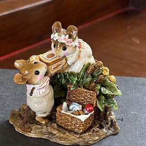 Wee Forest Folk Picnic on the River Bank 1993 William Petersen - Etsy