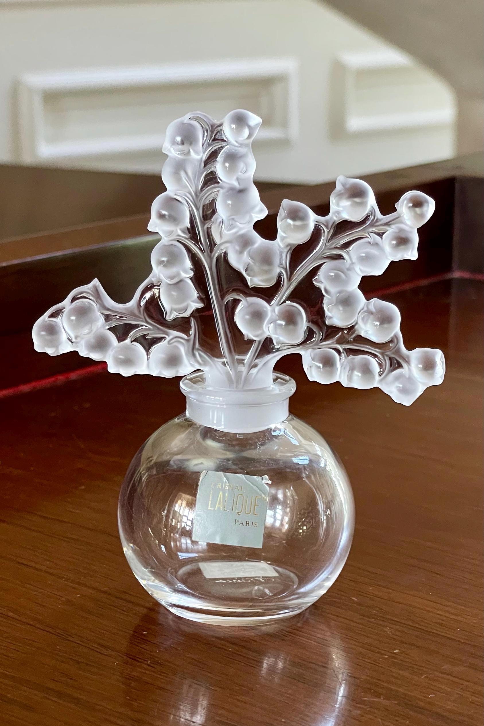 人気激安 Clairfontaine Lalique Lily Perfume Crystal Valley the of 工芸品