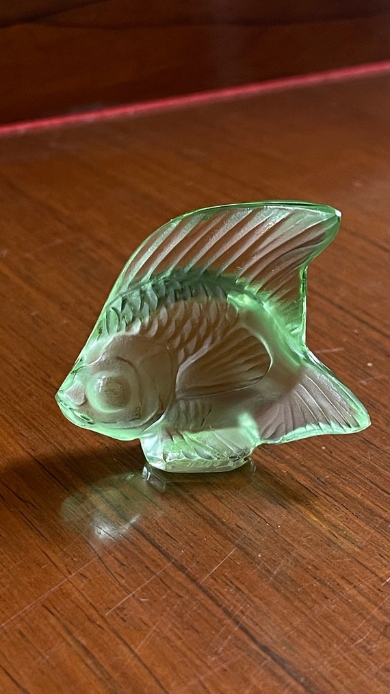 Lalique Crystal Fish; Lalique Aquarium Fish; Lalique Angel Fish - Etsy