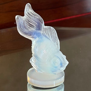 Sabino Art Glass France Opalescent Fish - Etsy