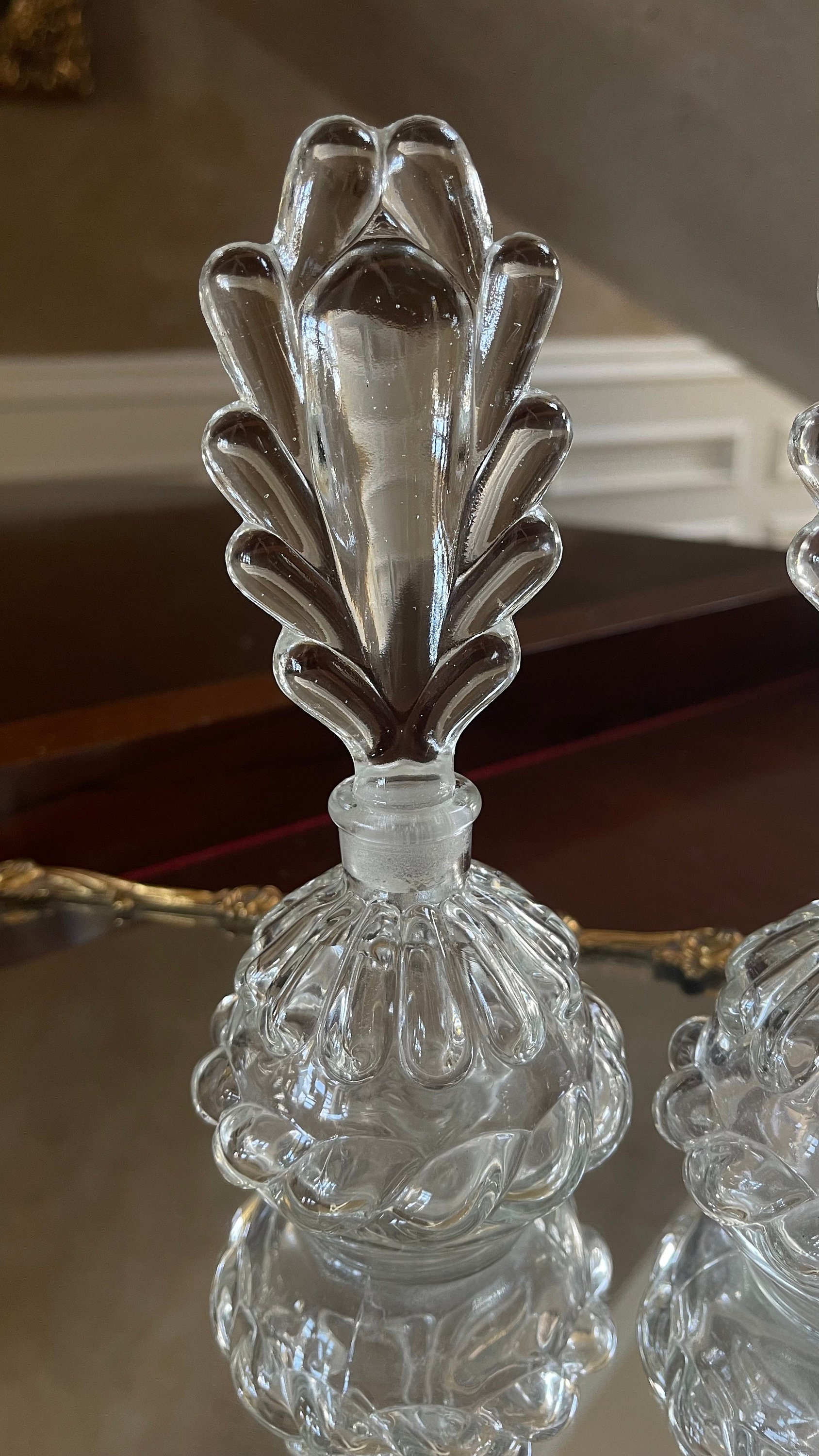 ヴィンテージ アールデコ 香水瓶 ペア - Etsy 日本