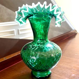 Vintage Murano Italy Hand Blown Art Glass Vase