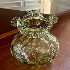 Fenton Coin Dot Lamp Globe; Fenton Lamp Shade