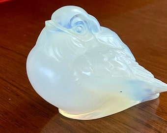 Sabino Art Glass France Opalescent Bird - Etsy