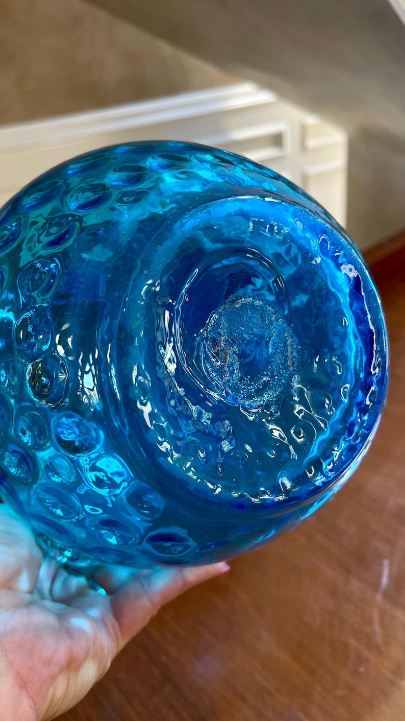 Fenton Ruffled Art Glass Coin Dot Optic Pitcher; Vintage Fenton - Etsy