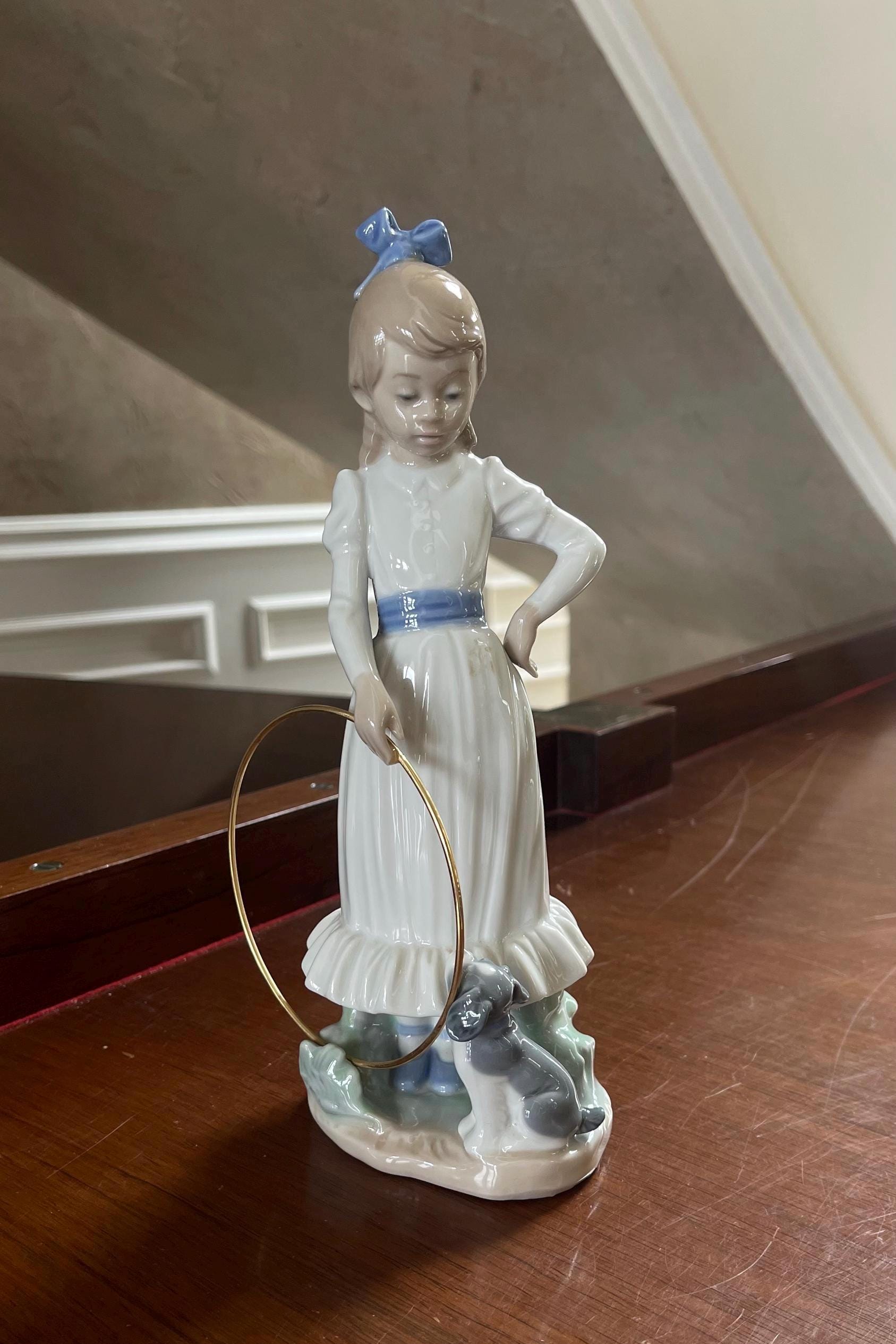 NAO「私の犬は芸をします」リヤドロ磁器製置物スペイン製 #378 - Etsy 日本