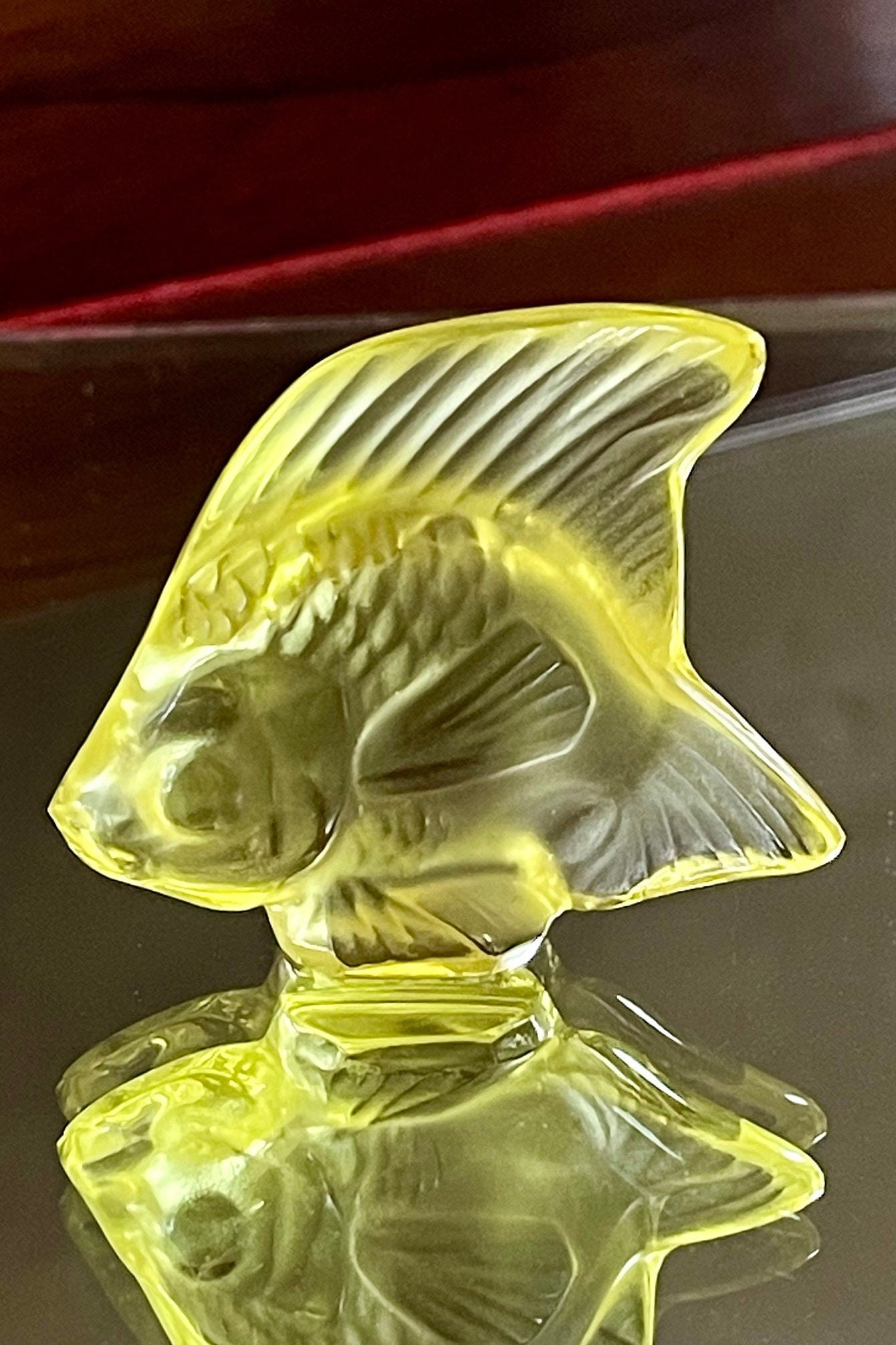 ラリック ペルシュ 魚 カーマスコット フードオーナメント