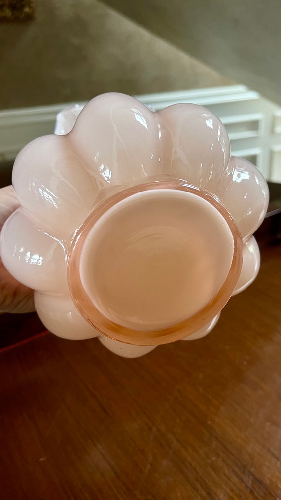 フェントン ダスティローズ ピンク メロン フラワーベース 花瓶