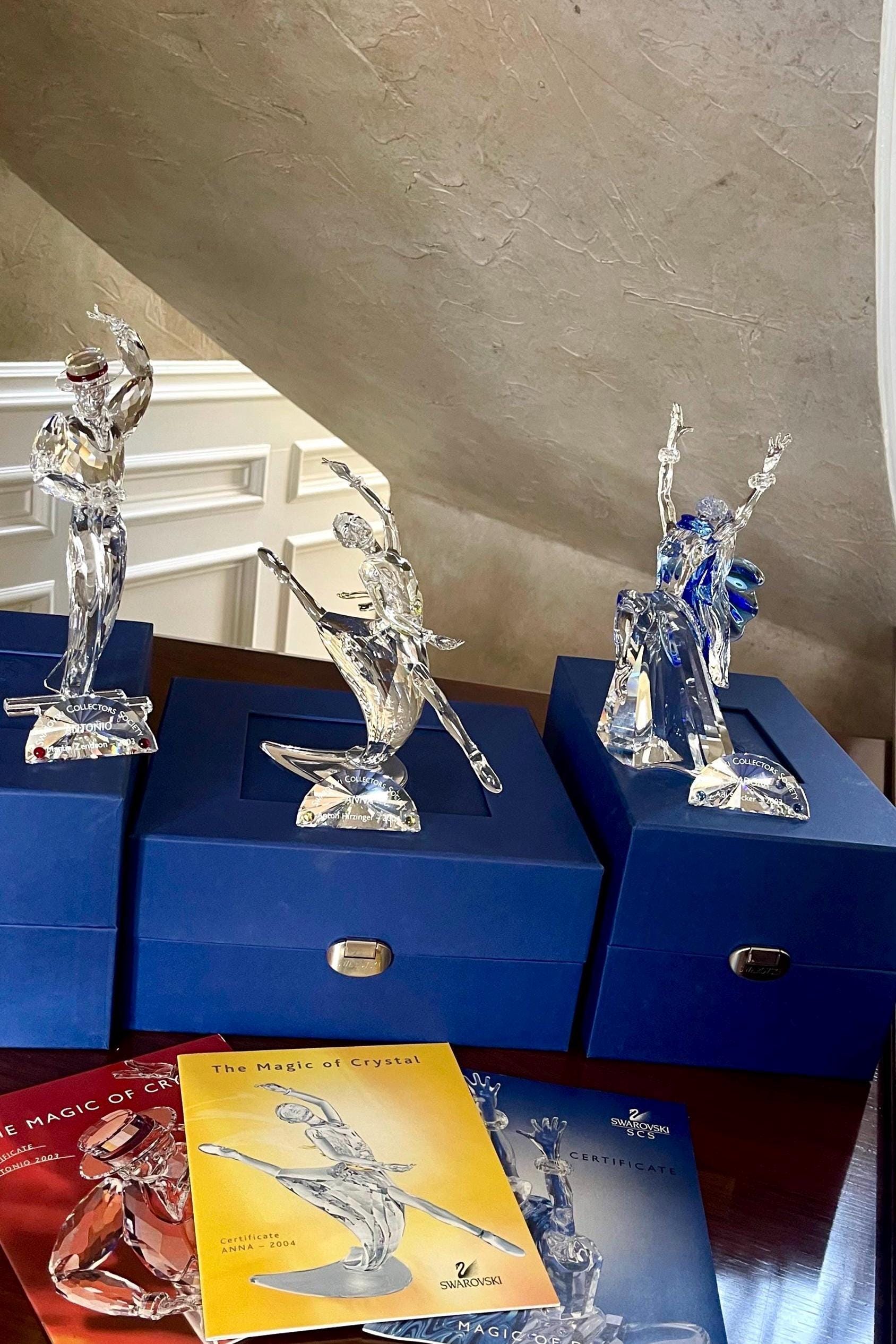 3 Pc. Set Swarovski Crystal Magic of Dance in Original Boxes With