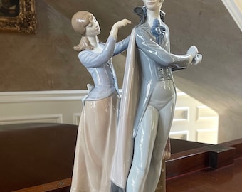 Lladro Ready To Go #4996 Porcelain Figurine Issued 1978 Retired 1981