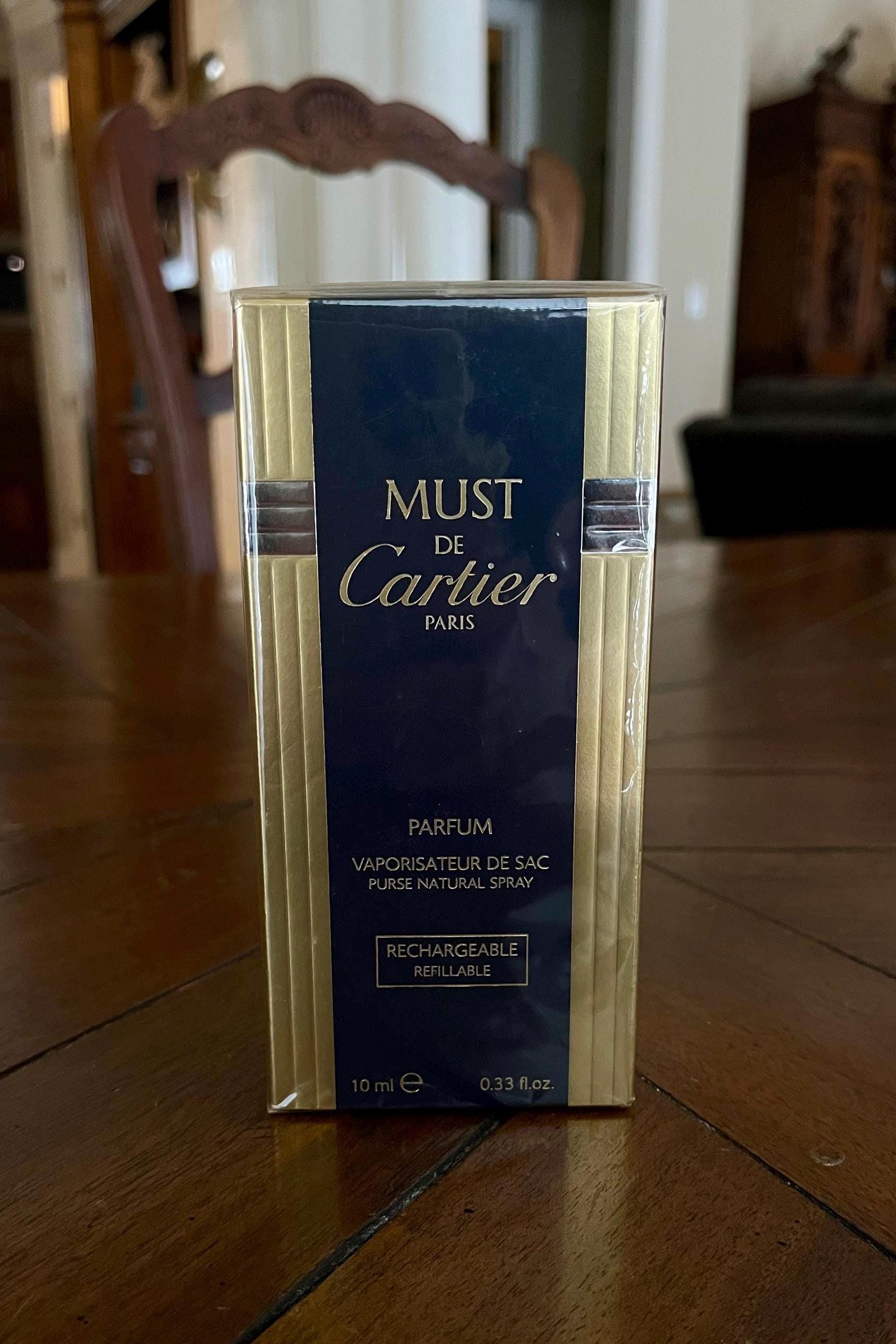 Must De Cartier Parfum Purse Natural Spray Refillable 10ml Factory